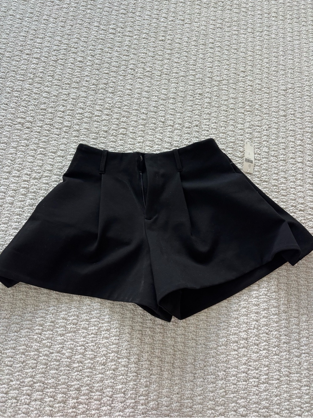 Maeve Black High-Rise Flared Skort